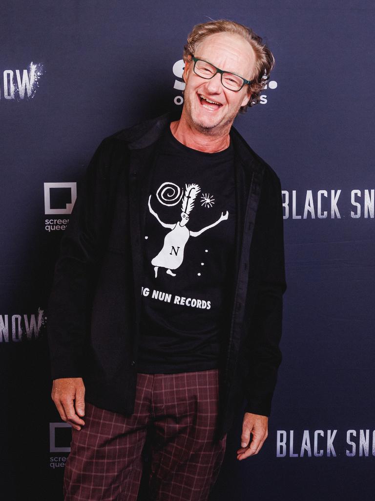 Rob Carlton at the Australian premiere of Queensland-produced Stan streaming series Black Snow at Brisbane's Event Cinemas Myer Centre. Picture: Stan Australia