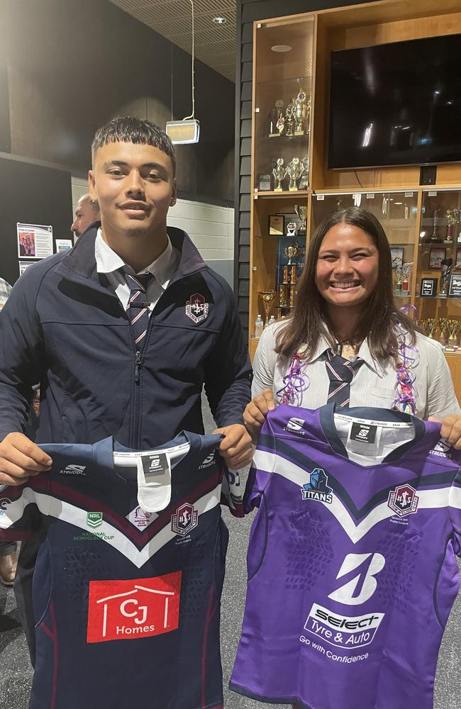 Xzavier Timoteo and Summer Hoet were all smiles at the season launch.