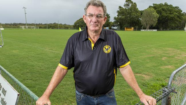 Bayside United Football Club President Greg Pascall. Picture: AAP/Richard Walker