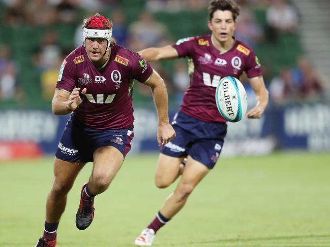 Fraser McReight will lead the Reds against Fijian Drua. Picture: Will Russell/Getty Images