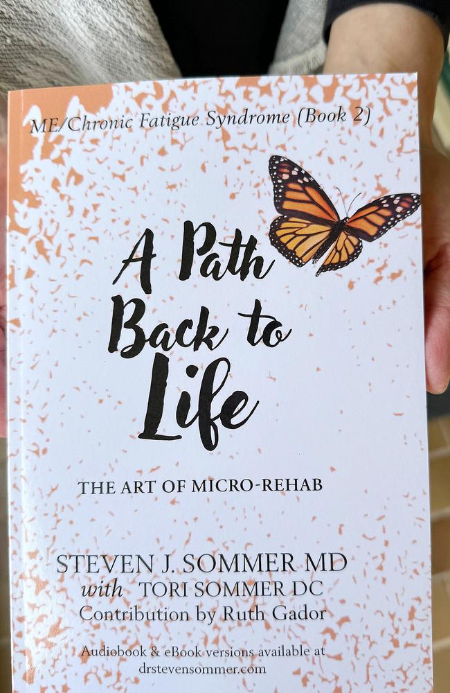 Dr Steven Sommer has chronic fatigue and has released two books on the subject, including one called A Path Back to Life. Picture: Alison Wynd