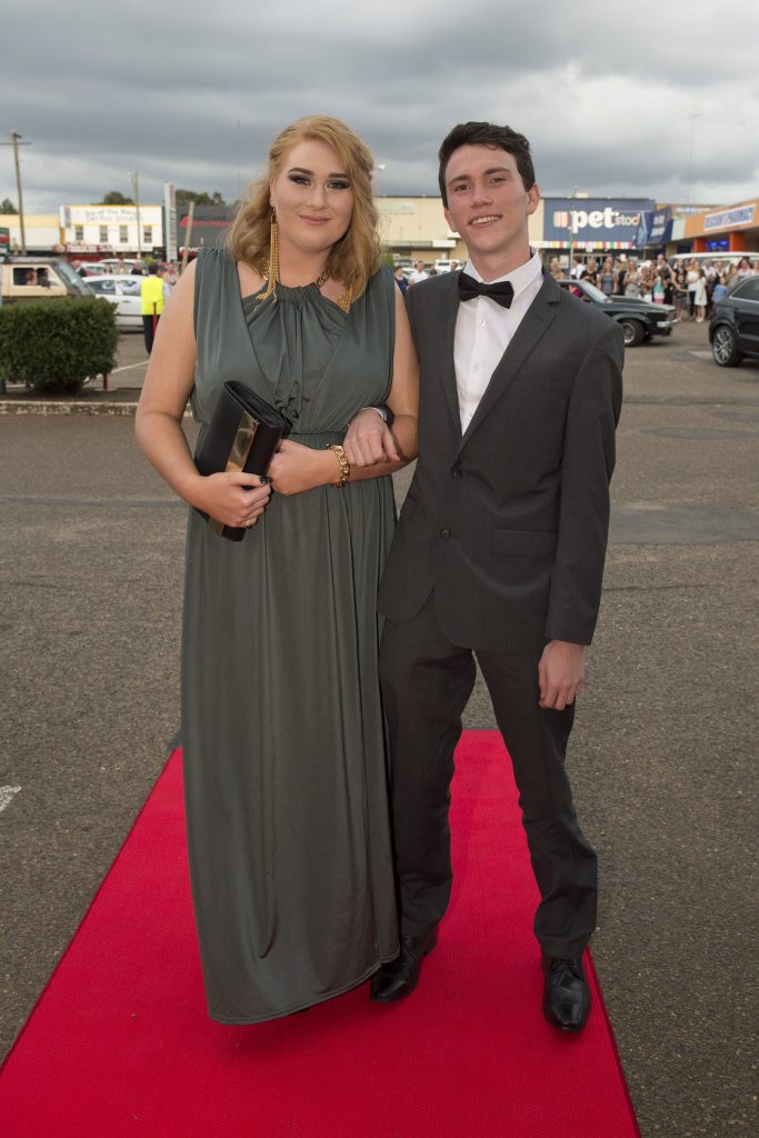 This matching couple are Mary Ryan and Michael Spalding. Picture: Kevin Farmer