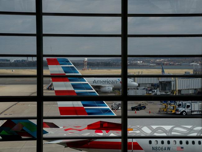 American Airlines executives reported that the US entry requirement under Covid negative test policy was “nonsensical”. It has now been lifted. Picture: Stefani Reynolds / AFP