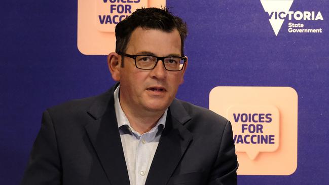 Premier Daniel Andrews says the latest Covid case spike was avoidable. Picture: Luis Enrique Ascui