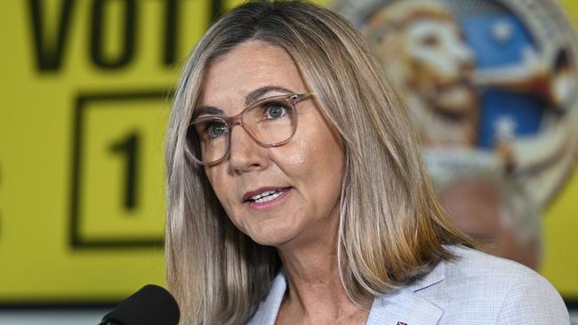 Trumpet of Patriots leader Suellen Wrightson received just 3458 first-preference votes in the race for Hunter. Picture: NewsWire/ Martin Ollman