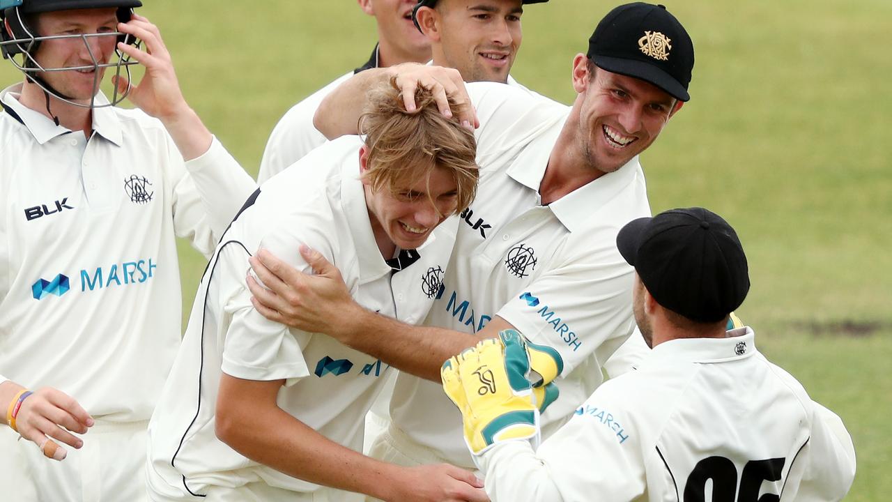 Fellow all rounder Mitch Marsh has also had an influence on Cameron Green. Picture: AAP