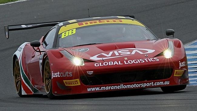 Tony D’Alberto and Grant Denyer’s Maranello Motorsports Ferrari 458 race car.