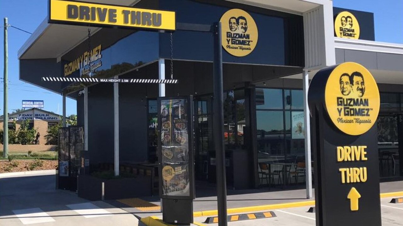 Guzman y Gomez drive-thru in Brisbane.