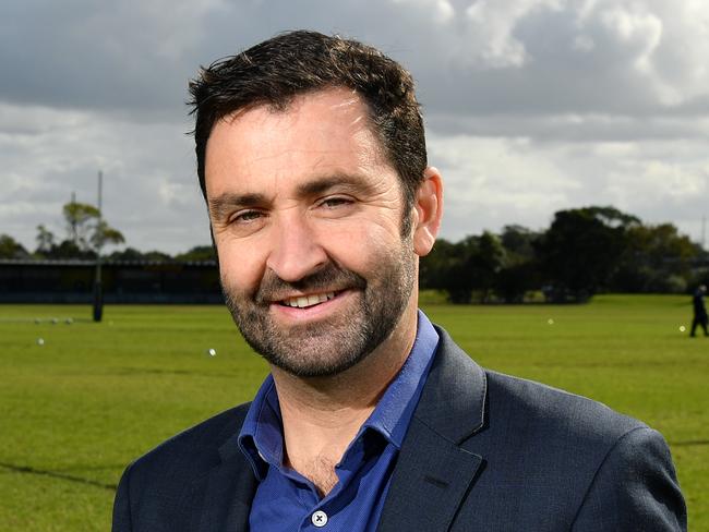 NSW Waratahs CEO Andrew Hore poses for a photo at their new training base at David Phillips Sports Complex in Daceyville, Sydney, Wednesday, May 16, 2018. (AAP Image/Joel Carrett)