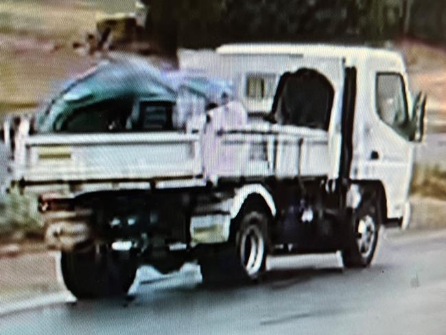 Shock hit-and-run on cop car