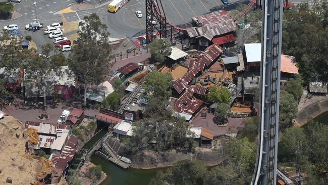 Four people lost their lives on the Thunder River Rapids ride in October 2016. Picture: Glenn Hampson