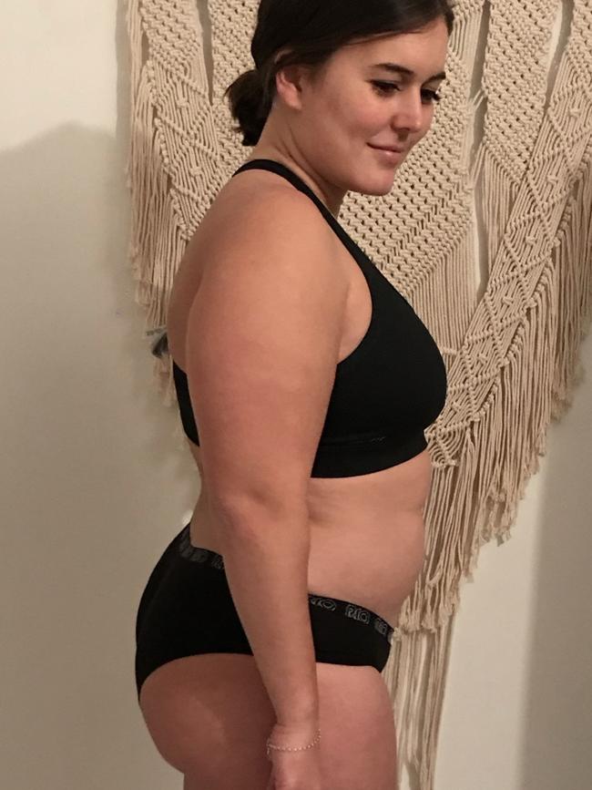 She says the alcohol and fast food she consumed on nights out contributed to her weight gain. Picture: Instagram / @brittanymccrystal