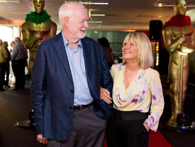 ‘We talk once a week!’ David Stratton and Margaret Pomeranz have remained close friends. Picture: Getty Images