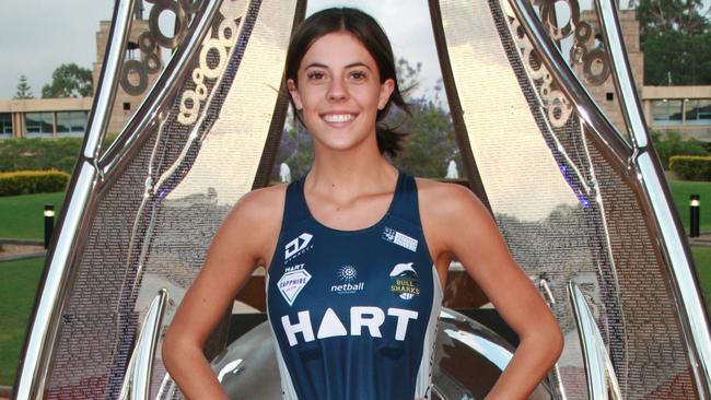 Ava Black is a former Queensland Sapphire Series MVP, now training partner with the Sunshine COast Lightning. Picture: Supplied.