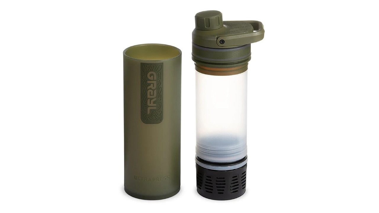 Grayl Geopress Purifier Bottle. Picture: Mountain Designs