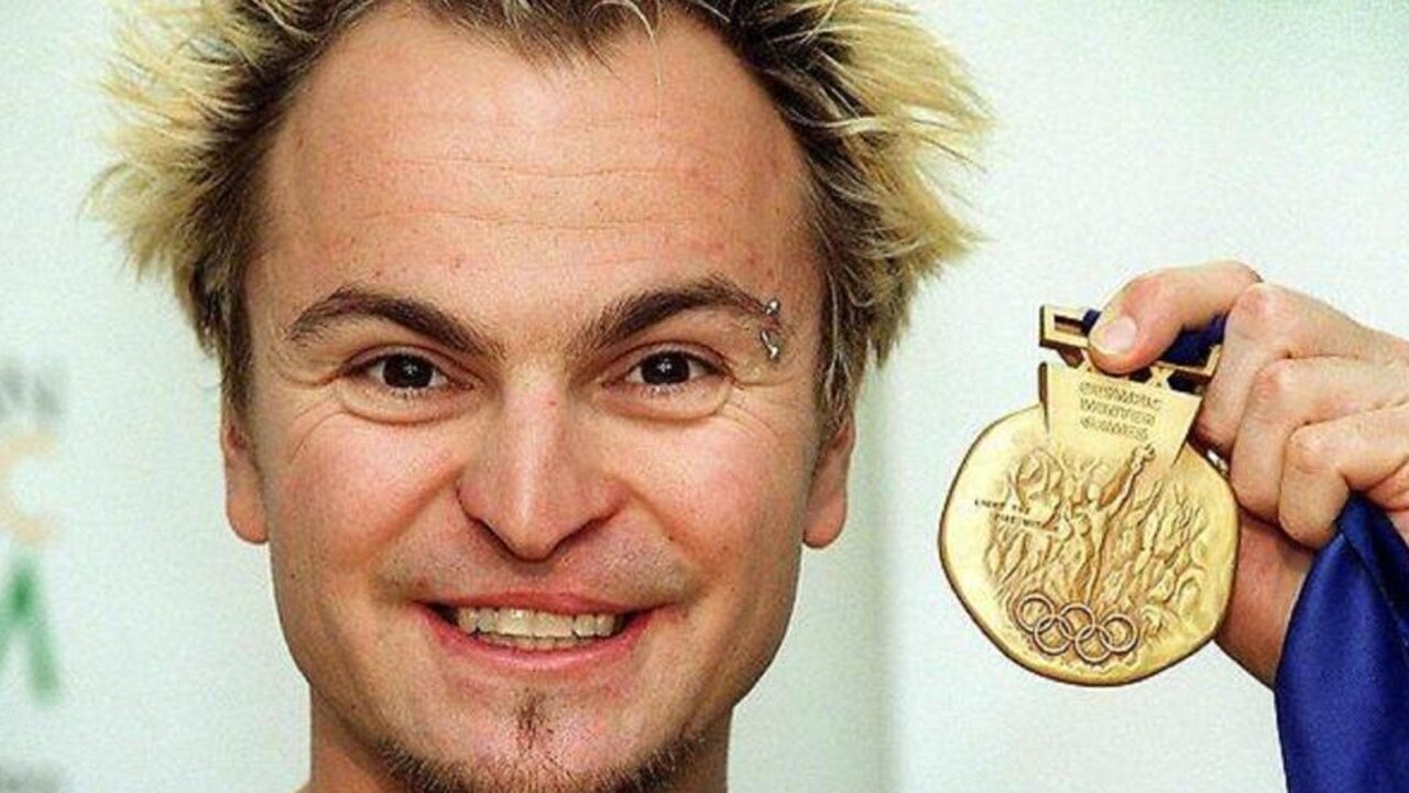 Australian champion ice skater Steven Bradbury and wife Amanda, on