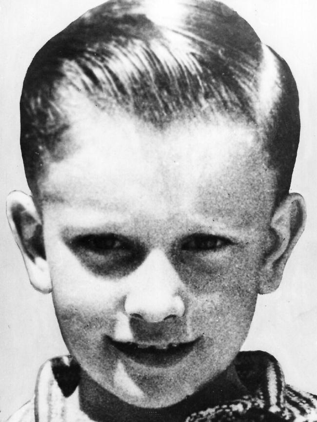 Graeme Thorne (8) of Bondi in Sydney was abducted and held for ransom after his parents won 100,000 pounds in Opera House lottery in 1960. He was later found murdered.