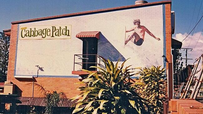 The Patch at Coolangatta. The artwork on the exterior of the building was painted by Kerry Nobbs. Photo: Troy Kenny, shared courtesy of Have You Seen The Old Gold Coast Facebook page.