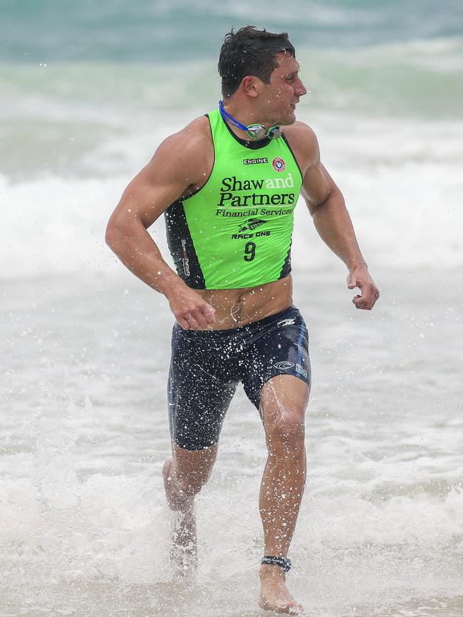 Jackson Borg on Day 1 of the Shaw and Partners Iron Man /Woman Series at North Burliegh. Picture: Glenn Campbell