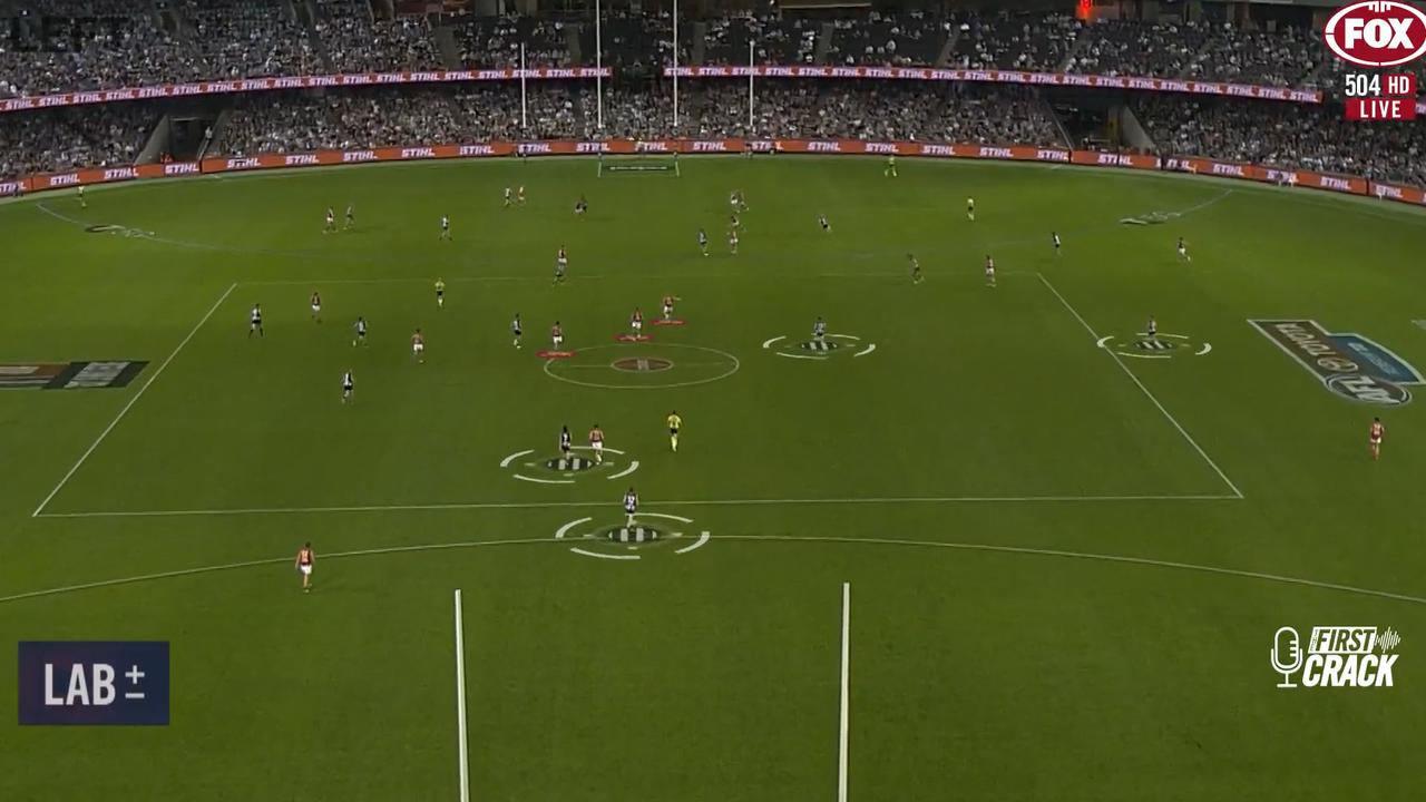 Behind the goals vision isn't flattering to some Collingwood players.