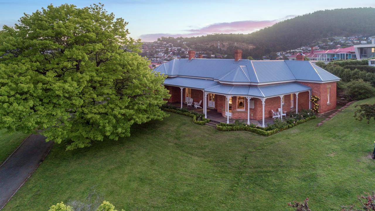 ”Maidstone”, built in 1897, is an example of the Federal Queen Anne style of architecture and sits atop Mount Stuart.