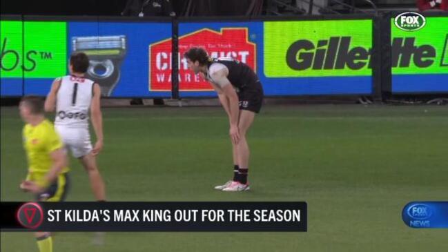 Saints star Max King out for the season