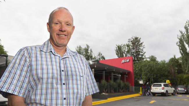 It has emerged Campbelltown McDonalds has an underground tearoom, McDonalds owner Peter Meadows photographed today 16th February 2018.  Image AAP/Matthew Vasilescu