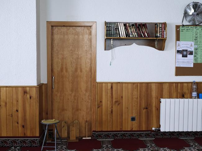 Inside the mosque of the Annour muslim community in Ripoll. Picture: AFP