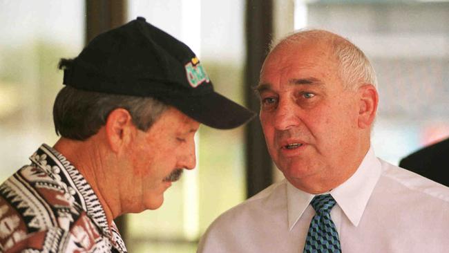Coach Phil Economidis with David Barnhill.
