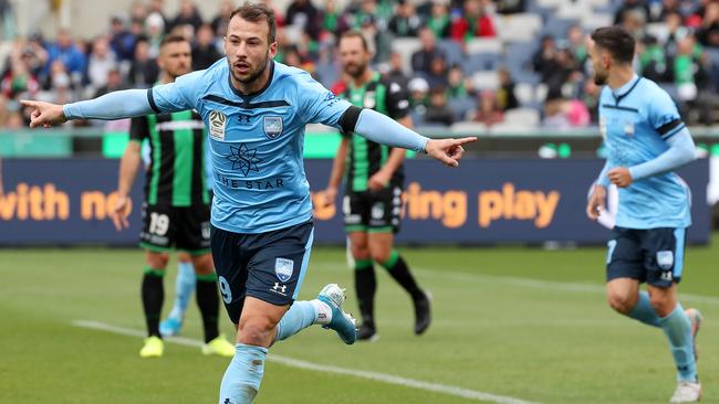 Adam Le Fondre scored twice against Western United last weekend.