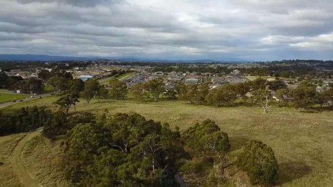 Drone vision show Bridge Inn Hotel archaeological dig