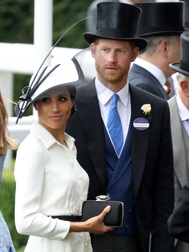 Duchess of Sussex Meghan Markle and Duke of Sussex Prince Harry in Ascot. Picture: Chris Jackson/Getty