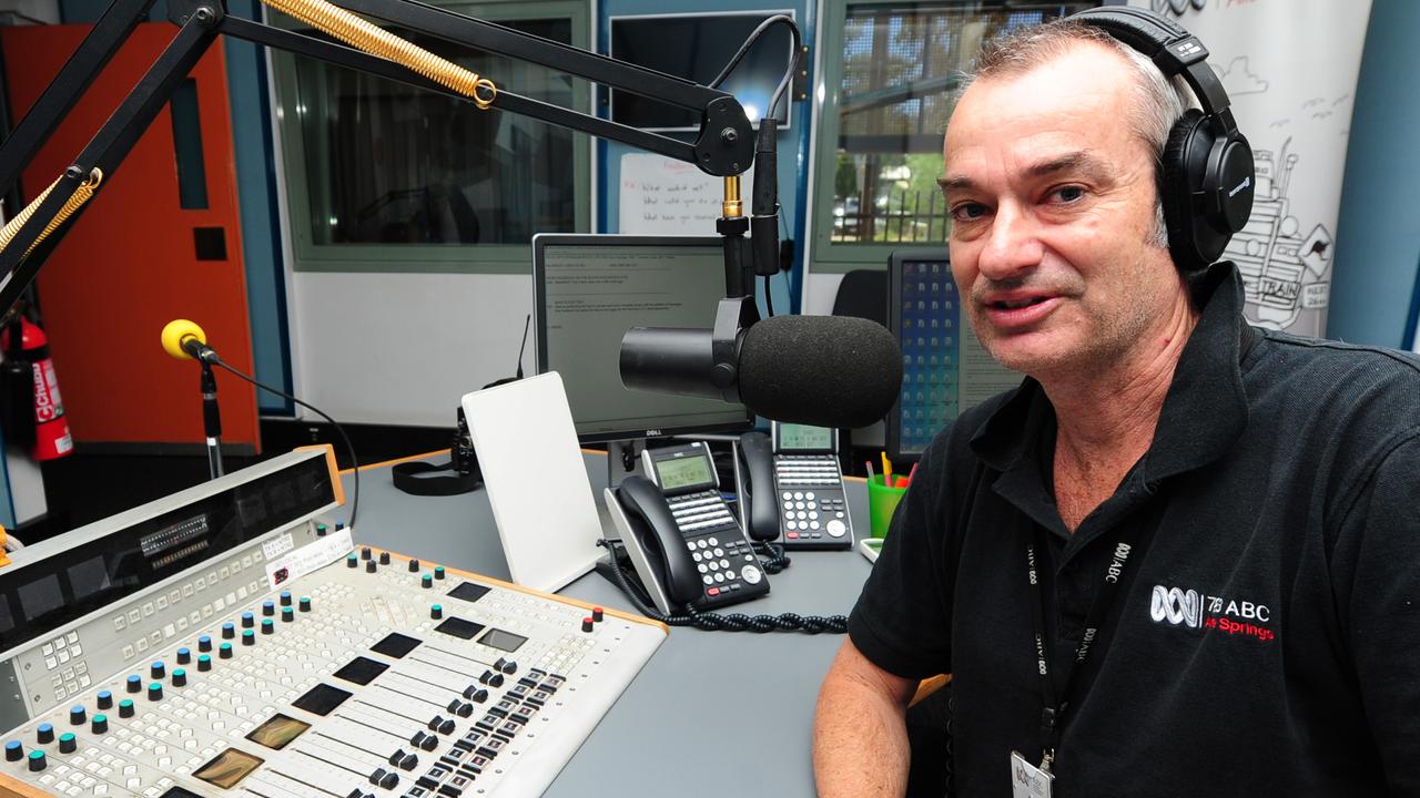 ABC Alice Springs breakfast presenter Stewart Brash. Picture: Phil Williams