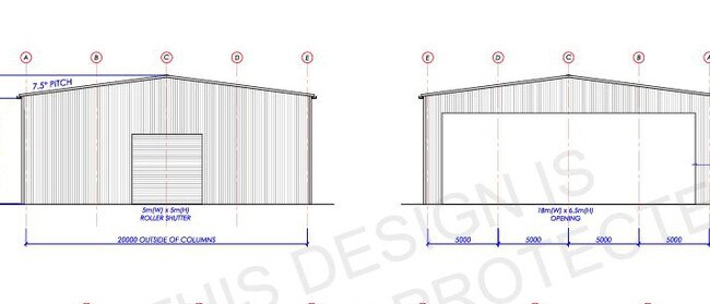 The three new hangers will be used for the housing, servicing, refuelling, maintaining or repairing of aircraft.