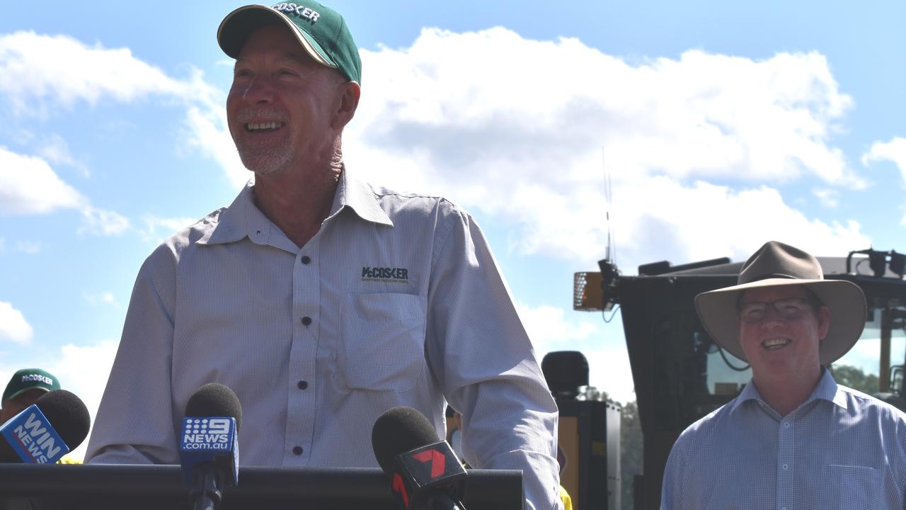 McCosker managing director Bob McCosker was delighted that his company was named to co-build Rookwood Weir earlier this year.
