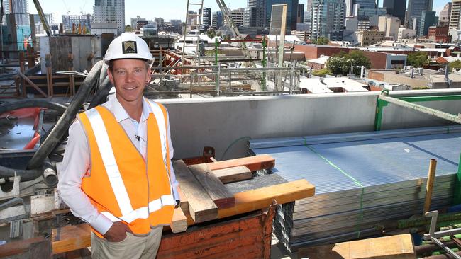 Starfish Developments managing director Damon Nagel at the Bohem site in March.