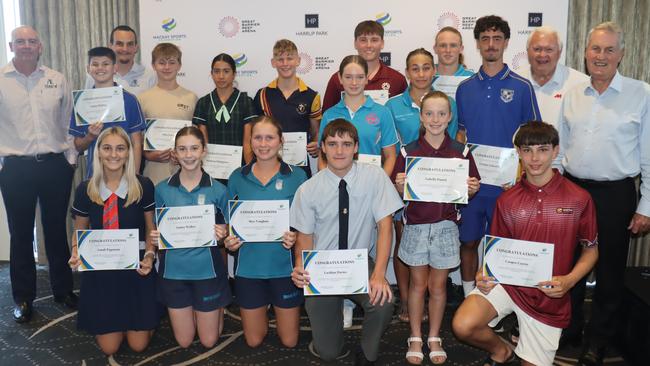 21 of Mackay's best and brightest young athletes received travel grants from the Mackay Sports Foundation. Picture: Supplied