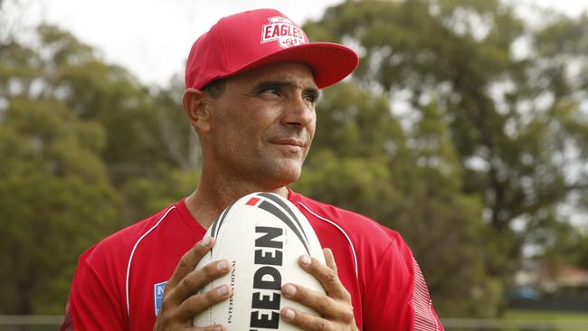 East Campbelltown Eagles coach Richard Barnes at Waminda Oval. Picture: David Swift