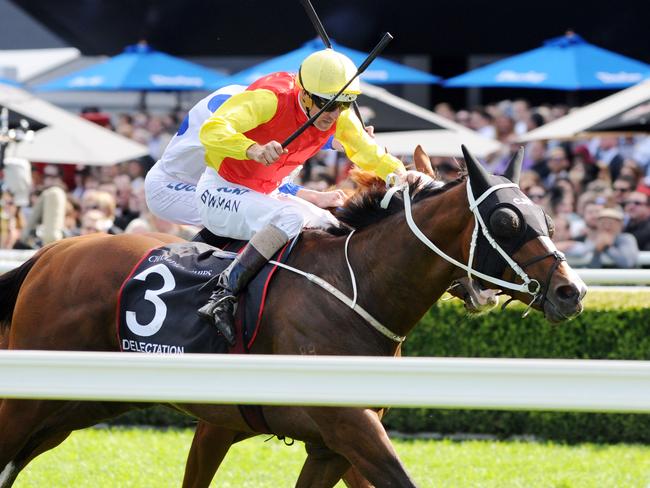 Delectation gets his chance to atone his defeats at this track. Picture: Simon Bullard