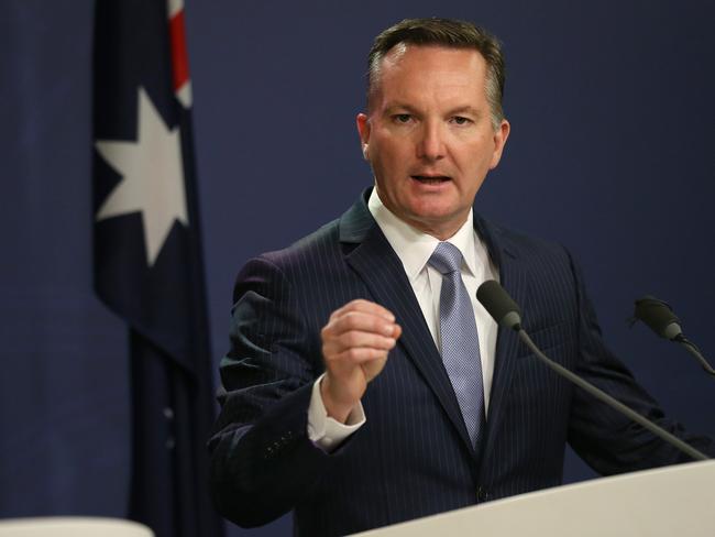 Shadow treasurer Chris Bowen has outlined which Coalition policies Labor will refuse to consider. Picture: AAP Image/David Moir