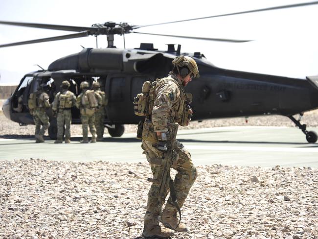 CPL Benjamin Roberts-Smith begins a mission in Uruzgan province. Picture: Defence Imagery