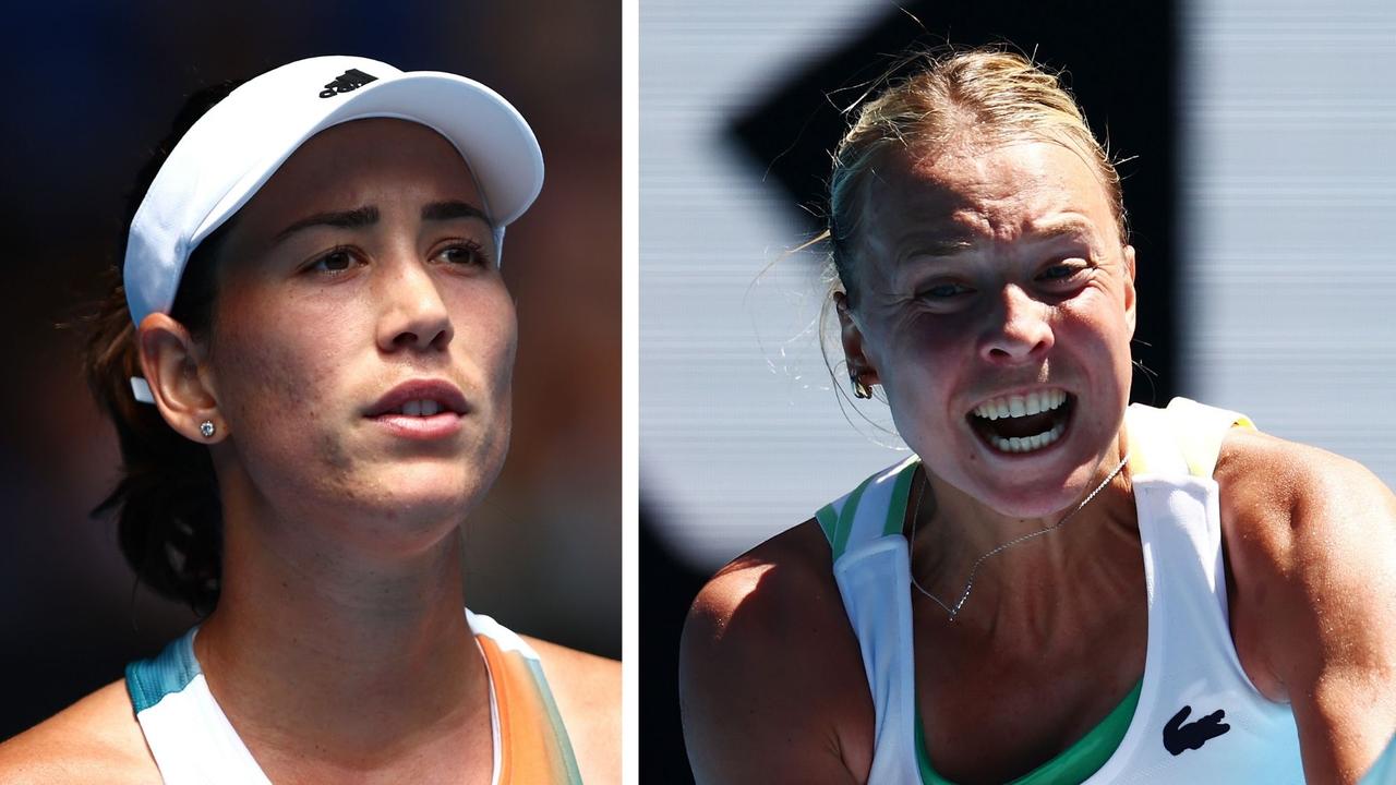 Muguruza and Kontaveit are out of the Aussie Open. Photo: Getty Images