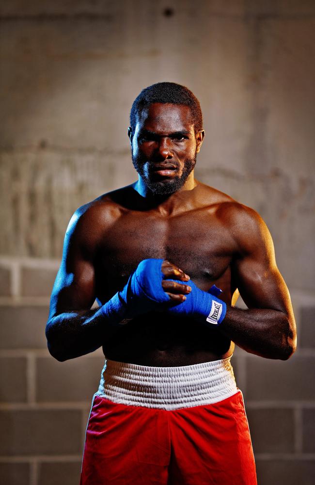 Australia’s most feared boxer: Fred Zziwa. Picture: Sam Ruttyn