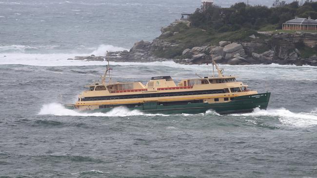 One of the iconic Manly ferries. Picture: Ross Shultz.