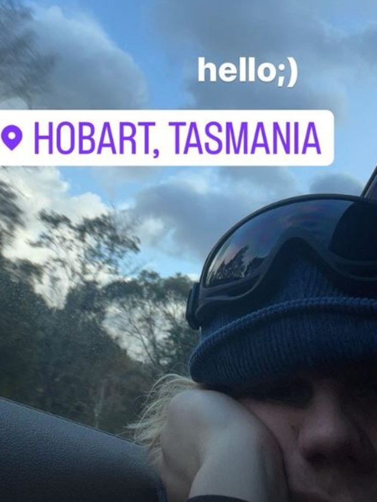 The Kid LAROI has arrived in Hobart.