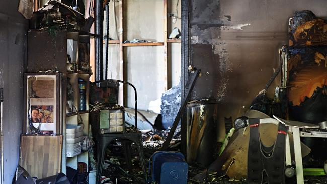 The Penrith home was destroyed by the fire. Picture: Adam Yip