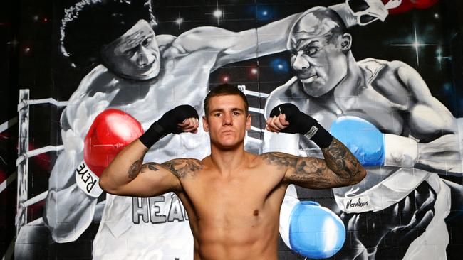 Brisbane boxer Trent Broadhurst has a 22-3 record. Picture: Darren England