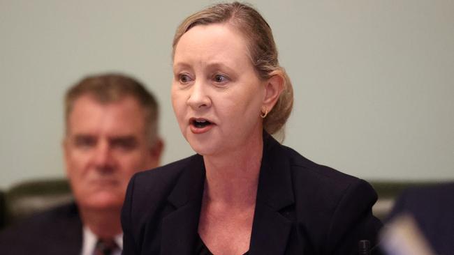 Attorney-General Yvette D'Ath MP, Parliament Question Time, Brisbane. Picture: Liam Kidston