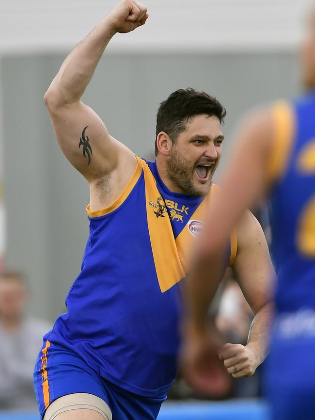 Fev won a grand final playing for Deer Park. Picture: Andy Brownbill