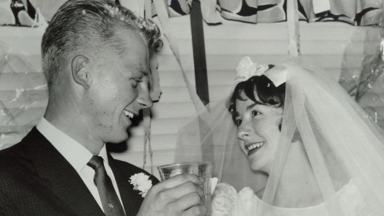 Mavis Christensen and her husband married 61 years ago.